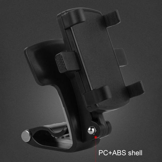 Handyhalterung Auto 360 Grad Drehung Faltbare Armaturenbrett-Handyhalterung Verstellbarer Mehrzweck-Handyständer für Sonnenblende Rückspiegel