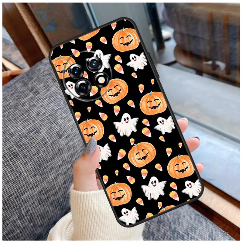 Halloween Pumpkins Case For OnePlus 13T 8T 10T 9 10 Pro 15 13 12 11 13R 12R Nord CE 5 2 3 4 Lite N20 N30 Coque