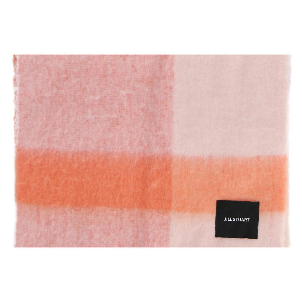 JILL STUART Luddig Scarf 60105002, Damrutigt mönster, 60105002A, Orange [A], Ca. 40cm B x 220cm H