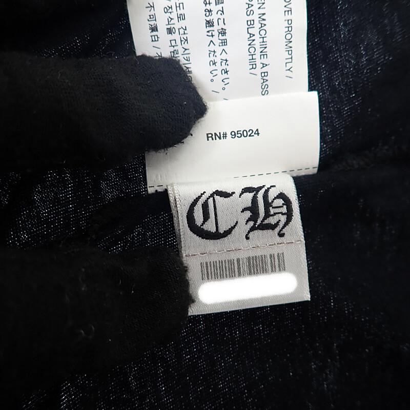 CHROME HEARTS  S Long-sleeved T-shirt black cotton mens