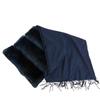 Orirag Silk Mohair Orirag Scarf Navy Orirag Used