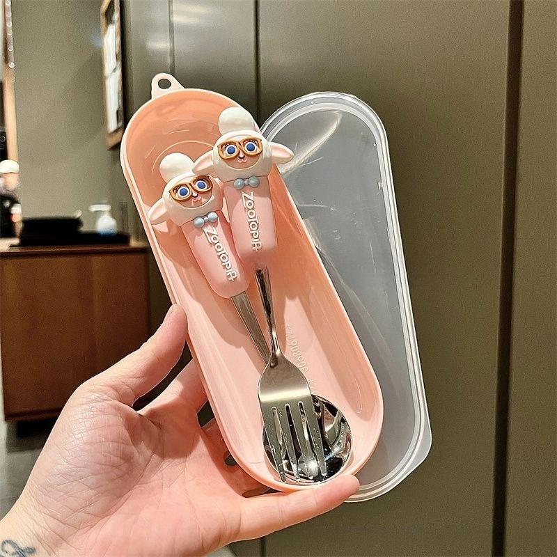 Disney Zootopia Judy Spoon 304 Stainless Steel Cutlery Fork for Boys and Girls, Cute and Fun Spoon