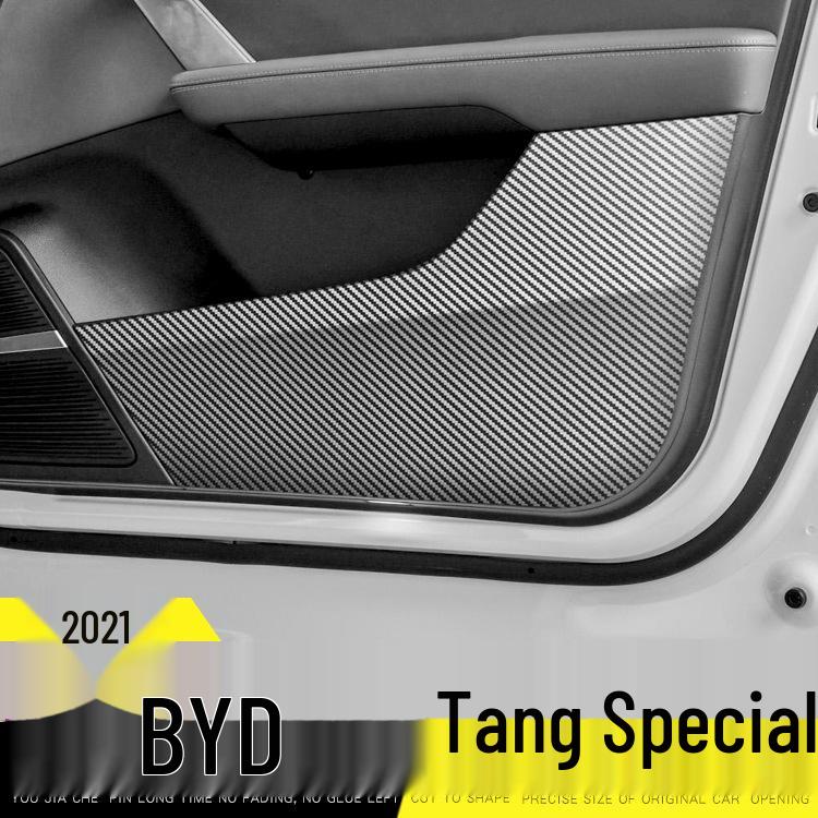 BYD Tang 21-24 Carbon Fiber Interior Anti-Kick Stickers