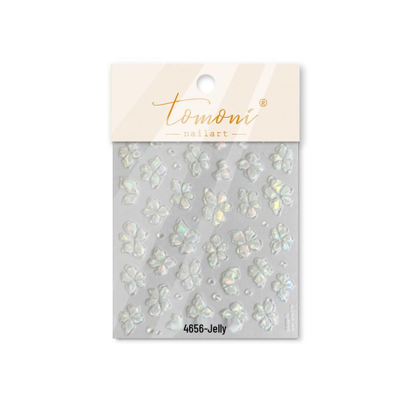 

Наклейки для ногтей Tomoni Dreamy Floral Jelly - Горячая японская канцелярия для телефонов и ногтей.