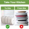 1/2PC Kitchen Bowl Dish Organizer Stainless Steel Dish Draining Rack  Multipurpose Home Cutlery Dishes Pot Lid Rack Rag Holder