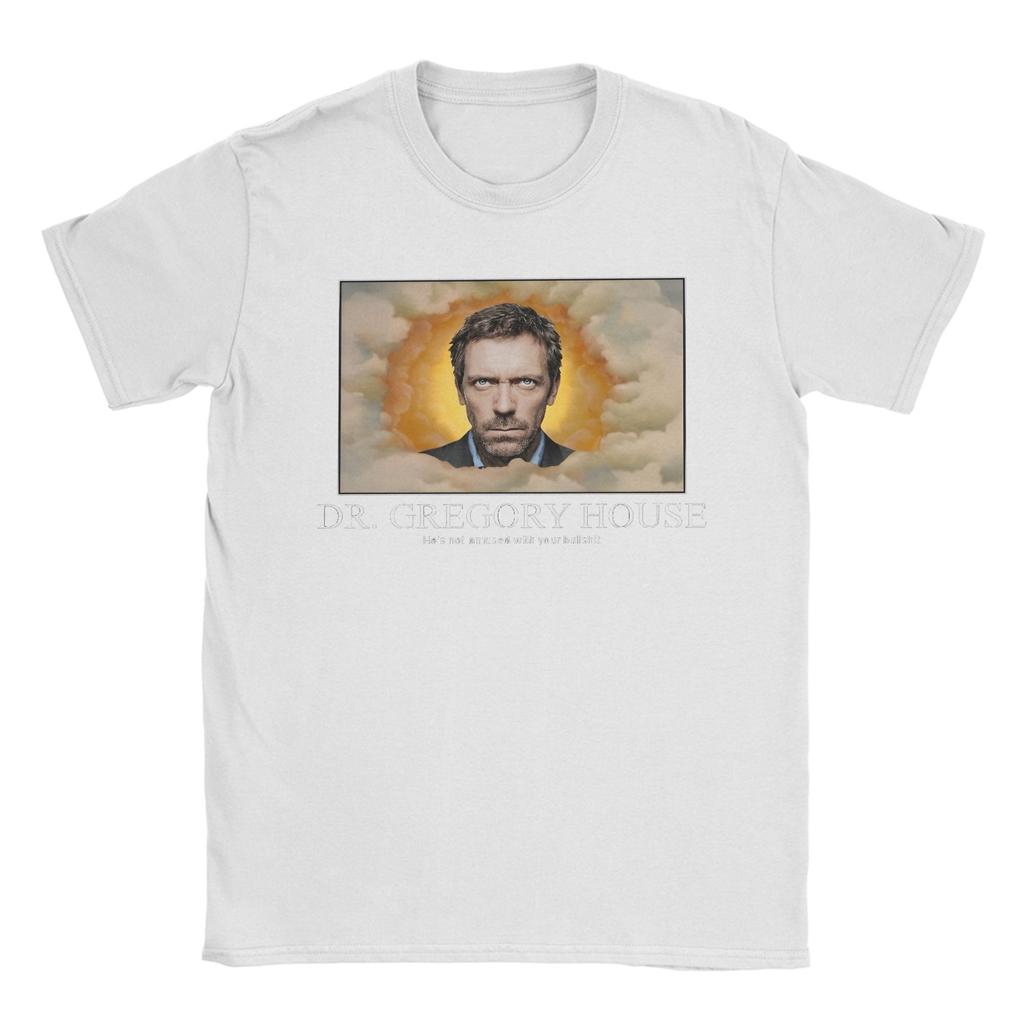 Dr Gregory House Vintage 2000s TV Show Doctor TShirt Beach  Cotton T Shirts For Adult Harajuku Print Tee Shirt  Clothing