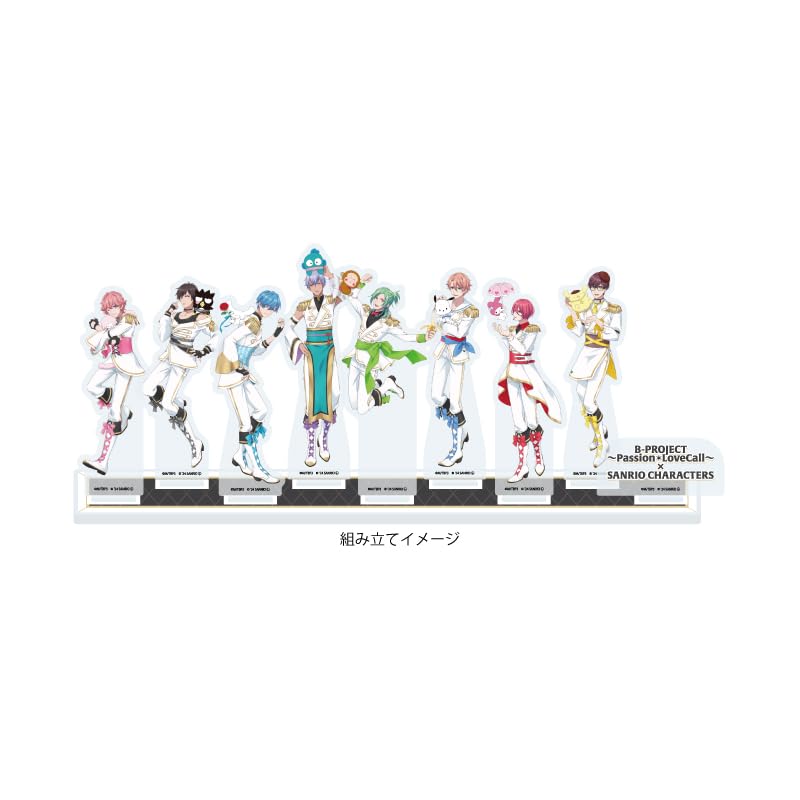 B PROJECT ~ Passionate Love Call ~ x Sanrio Characters 02 Bver. [Life-size Illustration] Acrylic Diorama