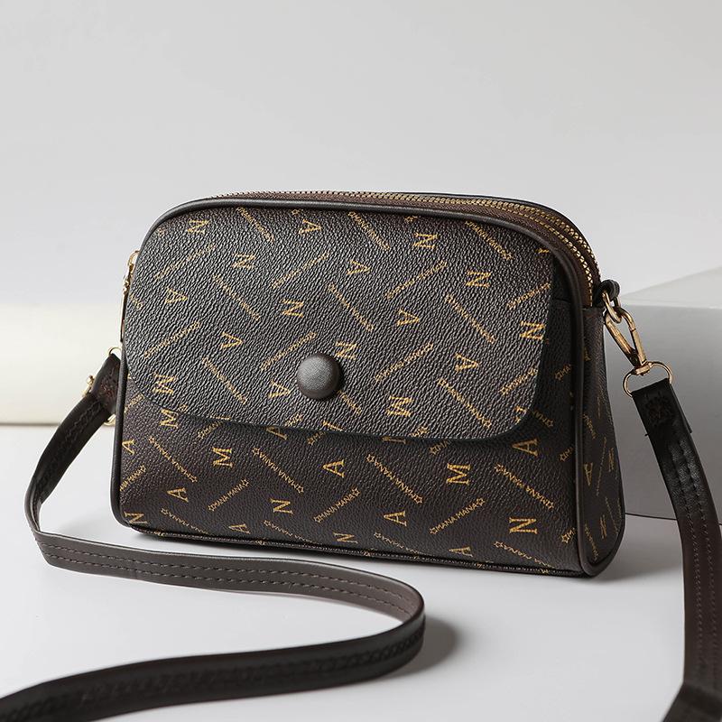 Geantă de umăr de damă high-end și elegantă, geantă cross vintage nouă de înaltă calitate pentru femei de vârstă mijlocie