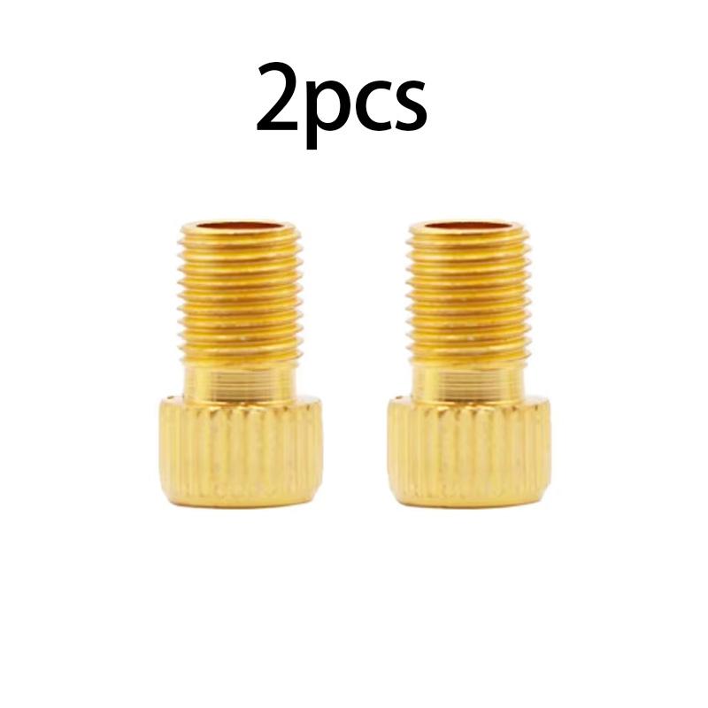 

Mountain Bike F V to A V Joint Valve Copper Conversion Nozzle Presta to Schrader Tire Pump Adapter Accessories