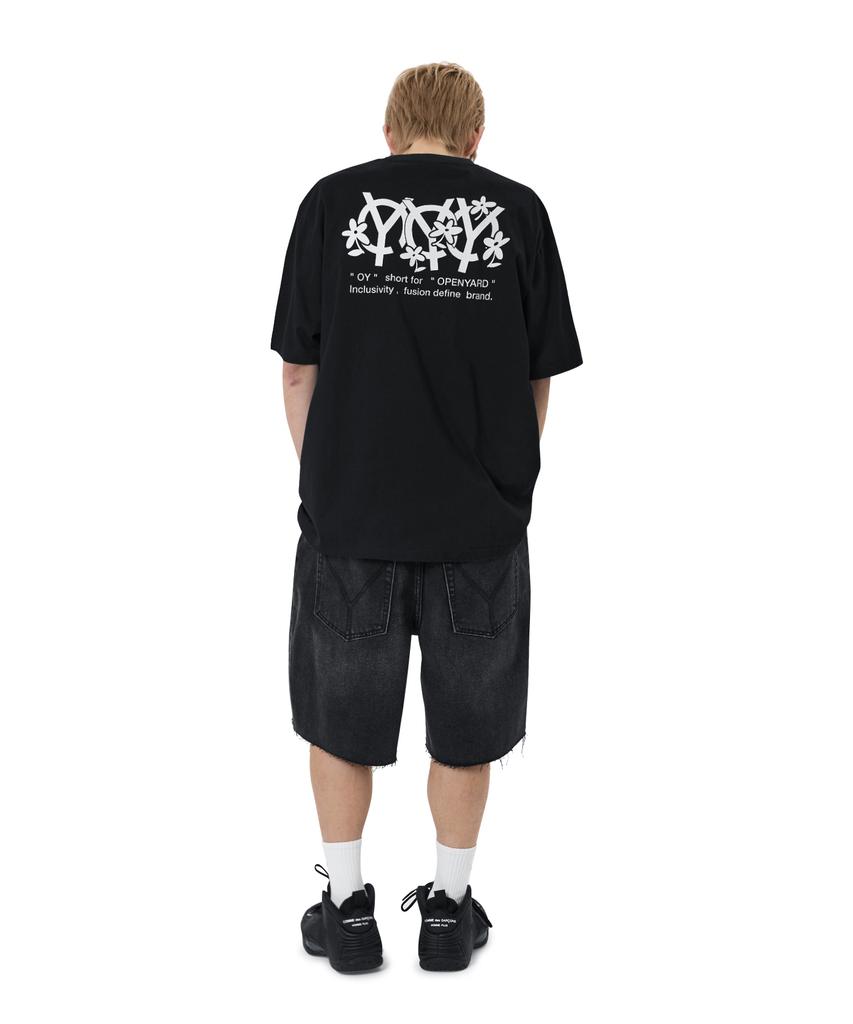 Opeunyadeu(Owai) Bloom Logo Tee - Black