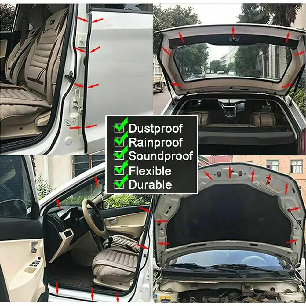 5m Door Weatherstrip Seal Strip Edge Rubber Sealing (On Door) for Ford Focus MK3 MK4 Ford C-Max MK2 1869692 Auto Door Strip