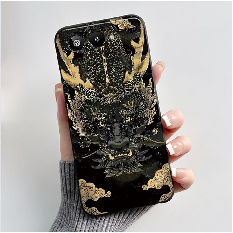 Casing For BLU G95 Case Aesthetic Luxury Cute Cool Boys Girls Pattern Black Matte Soft TPU Silicone Phone Case Back Shell Cover