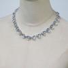 European And American Jewelry, Exquisite Heart-Shaped Rhinestone Necklace, Fashion Dinner Party Neck Jewelry Accessories