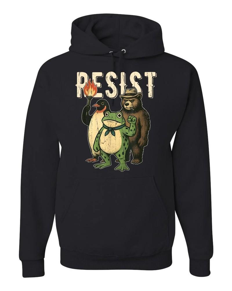 

Resist Frog And Friends, Social Justice, Protest, Abolish ICE, No Kings Day S
