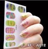 LANSOON Nail Stickers Water Decals Butterfly Floral Animal Colorful Geometry Slider Manicure Nail Art Decoration