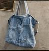 Denim-Umhängetasche für Damen, Umhängetasche, lässige Jeans-Taschen, Damen-Handtaschen, Denim-Tasche