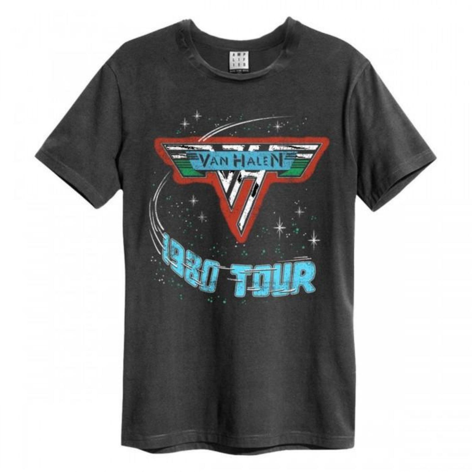 Amplified Unisex Adult 1980 Tour Van Halen T-Shirt S