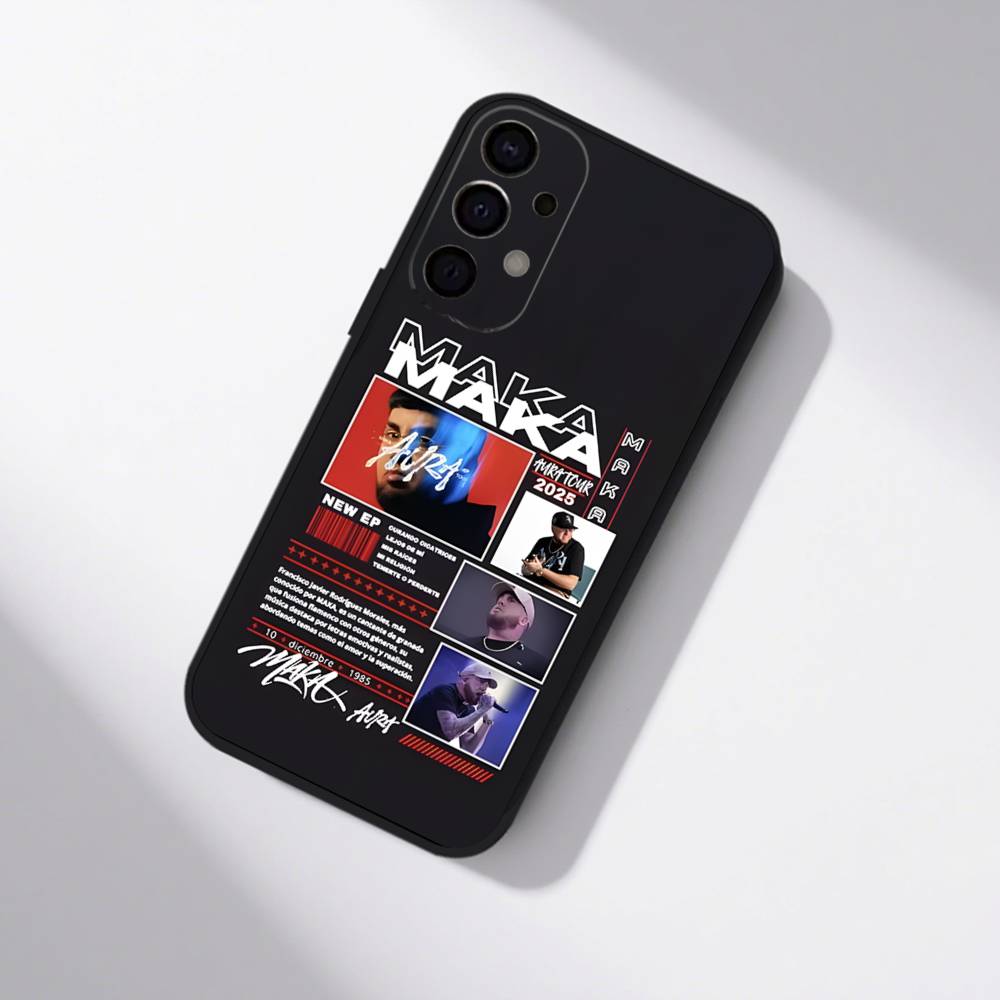 Rapper Maka Aura 2025 Tour For Samsung Phone Case S25,S24,S21,S22,S23,S30,Ultra,S20,Plus,Fe,Lite,5G Black Cover