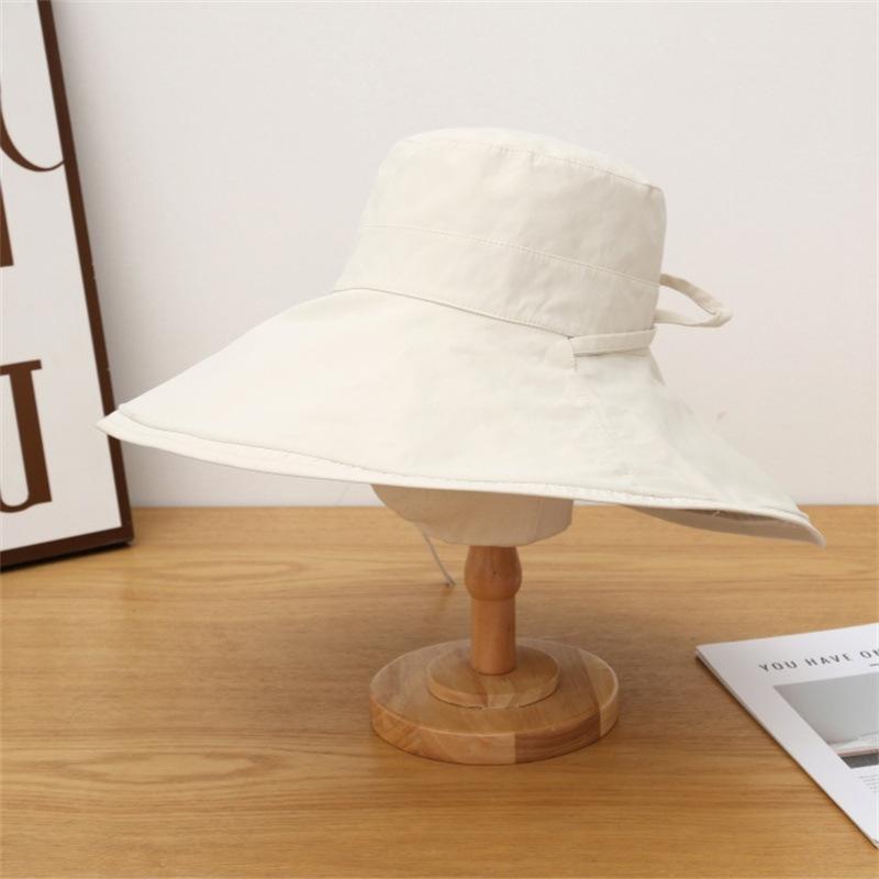 Large brim sun hat for women, uv protection, face covering, sun hat, foldable double-sided fisherman hat, sun hat