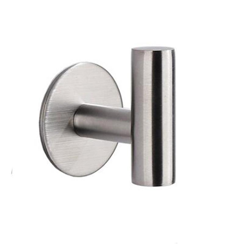 Aluminiumlegierung Robenhaken Handtuchhaken Selbstklebend Wandgarderoben Rostfreie Haken Aufhänger Wandhaken Küche Badezimmer Zubehör