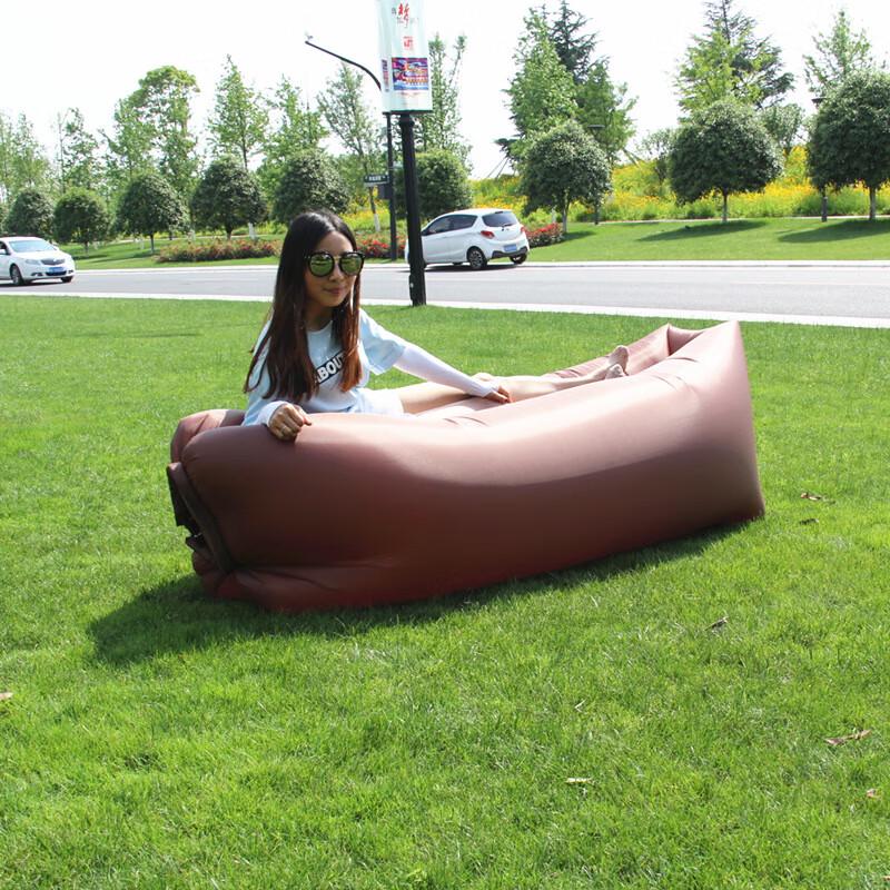 

Tri-polar Portable Inflatable Outdoor Lounger 210D Oxford Cloth