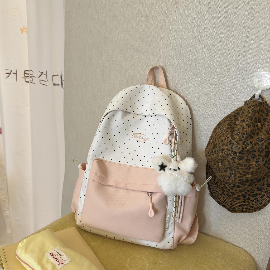 Schoolbag wholesale Japanese new high-value fresh and sweet cute star backpack junior high school students lightweight travel backpack
