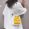 Cute Canvas Bag New Solid Color, Small Ear Crossbody Bag Women's Ins Style Large Capacity Crossbody Bag