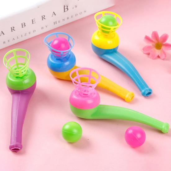 Legrační barevné dětské sportovní foukací hračky výplně dýmka míčová hra dárky k narozeninám