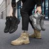 Fashion Shoes for Men Fashion Outdoor Comfort High Top Men Shoes Retro British Style High-top Tooling Boots Camouflage Boot Botas Hombre