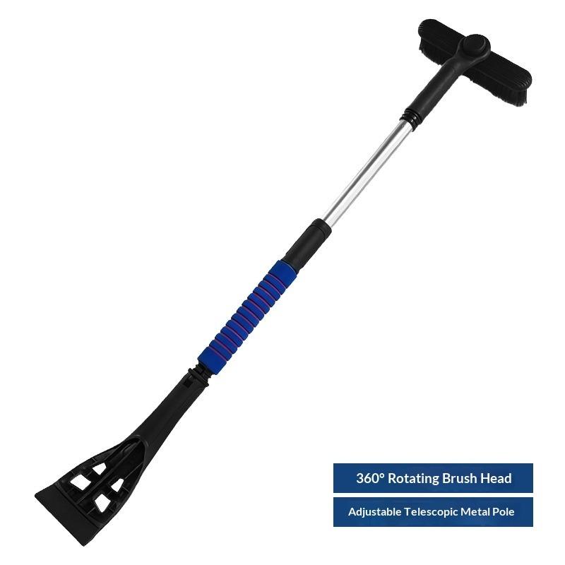 Automobile Oxford Snow Shovel Aluminum Alloy Telescopic Snow Shovel Multifunctional Glass Shovel Snow Shovel Cleaning Scraper Snow Brush