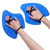 1 Pair Swimming Hand Paddle with Silicone Strap Holes Professional Kids Adults Beginner