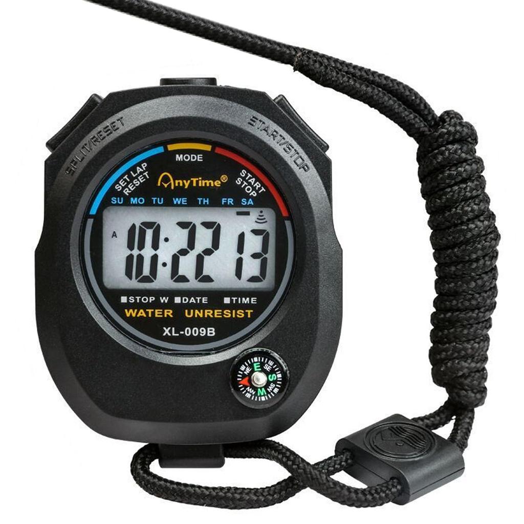 FamGift Electronic Sports Battery for and Multifunctional Stopwatch with Attachable Strap Stopwatch, Wear-Resistant, Included, Portable, Running,