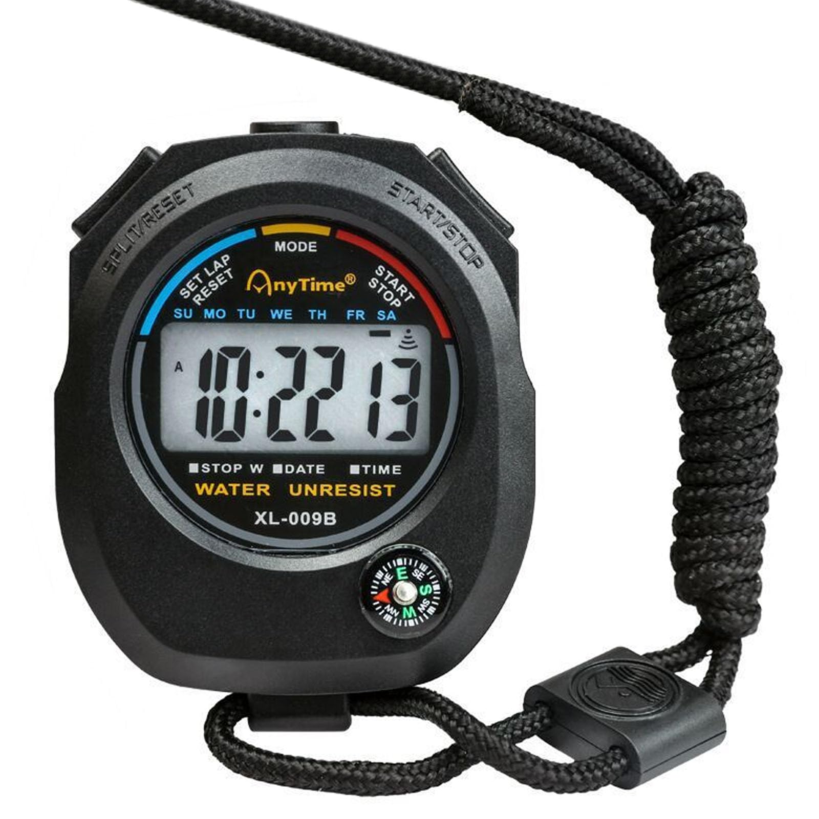 FamGift Electronic Sports Battery for and Multifunctional Stopwatch with Attachable Strap Stopwatch, Wear-Resistant, Included, Portable, Running,