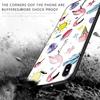 Popular Stylish Ins Tempered Glass Phone Case for iPhone Samsung Galaxy Infinix TPU Soft Edge Shockproof Cover Cases