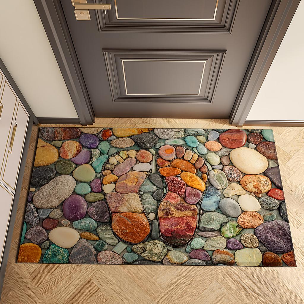 Valentine's Day Doormat Welcome Entrance Door Mat Outdoor Front Room Rugs Foot Mat Hallway Carpet Floor Bath Mats Washable