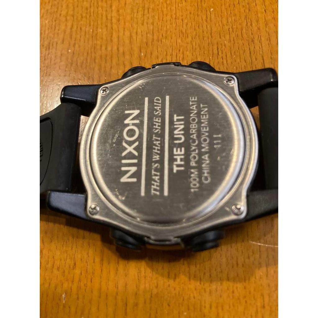 Used [Junk item] NIXON THE UNIT watch BLACK