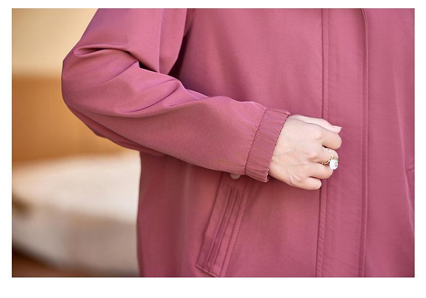 Mother's Wear 2026 Spring/Autumn Hooded Jacket for Women - Middle-aged & Elderly, Loose Stylish Top