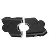 Handlebar Riser , 2pcs 22mm Universal Motorcycle Handlebar Bar Grip Rear Handlebar Clamp Move Mount Adapter(black)