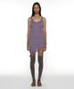 Partimento Woman Pwc Sheer Transform Sleeveless Dress_Purple