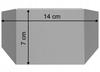 STAINLESS STEEL protective cover for doorbell intercom 14 x 7