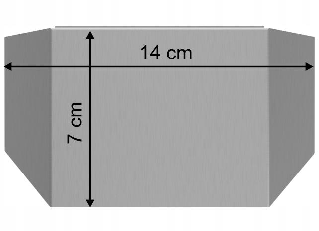 STAINLESS STEEL protective cover for doorbell intercom 14 x 7