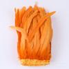 25-30Cm Dyeing Purple Tail Cloth Edge Clothing Accessories Pendant Handicraft Material Chicken Feather Cloth Belt Diy