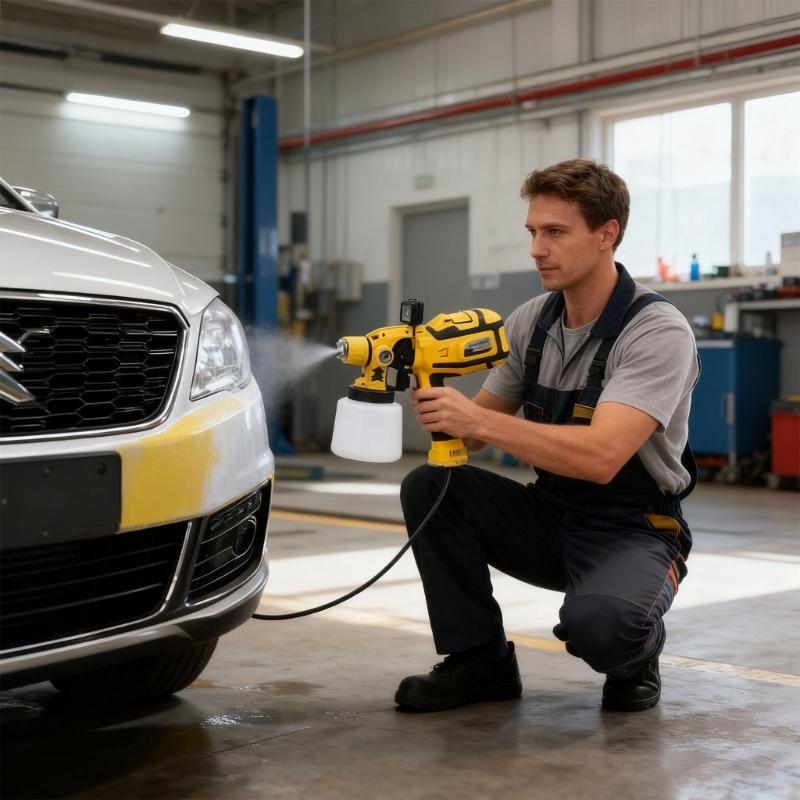 Paint Sprayer HVLP Electric Sprayer Paint Guns, 650W, 3 Nozzles,Paint Sprayer for House Painting, Home Interior