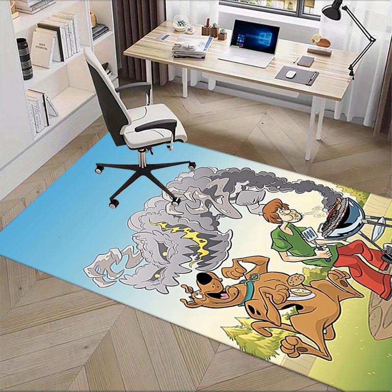 Scooby-Doo Office Chair Mat for Home Office Desk Floor Protection Non-Slip Kitchen Dining Table Mats Sofa Carpet Gift