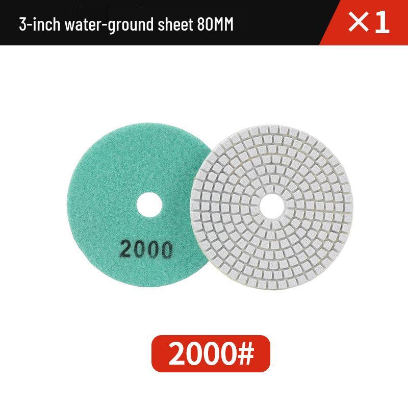 3/4 inch Wet Stone Polishing Pad for Marble, Granite, Quartz - Angle Grinder Compatible (100mm)
