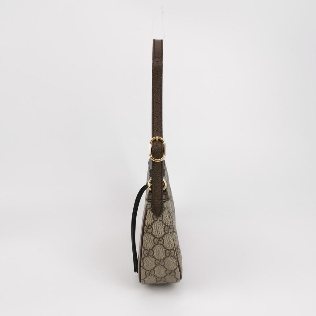 [Pre-Owned] Gucci Ophidia Small Handbag 'Beige/Ebony Supreme' - Excellent #1ESL0M5