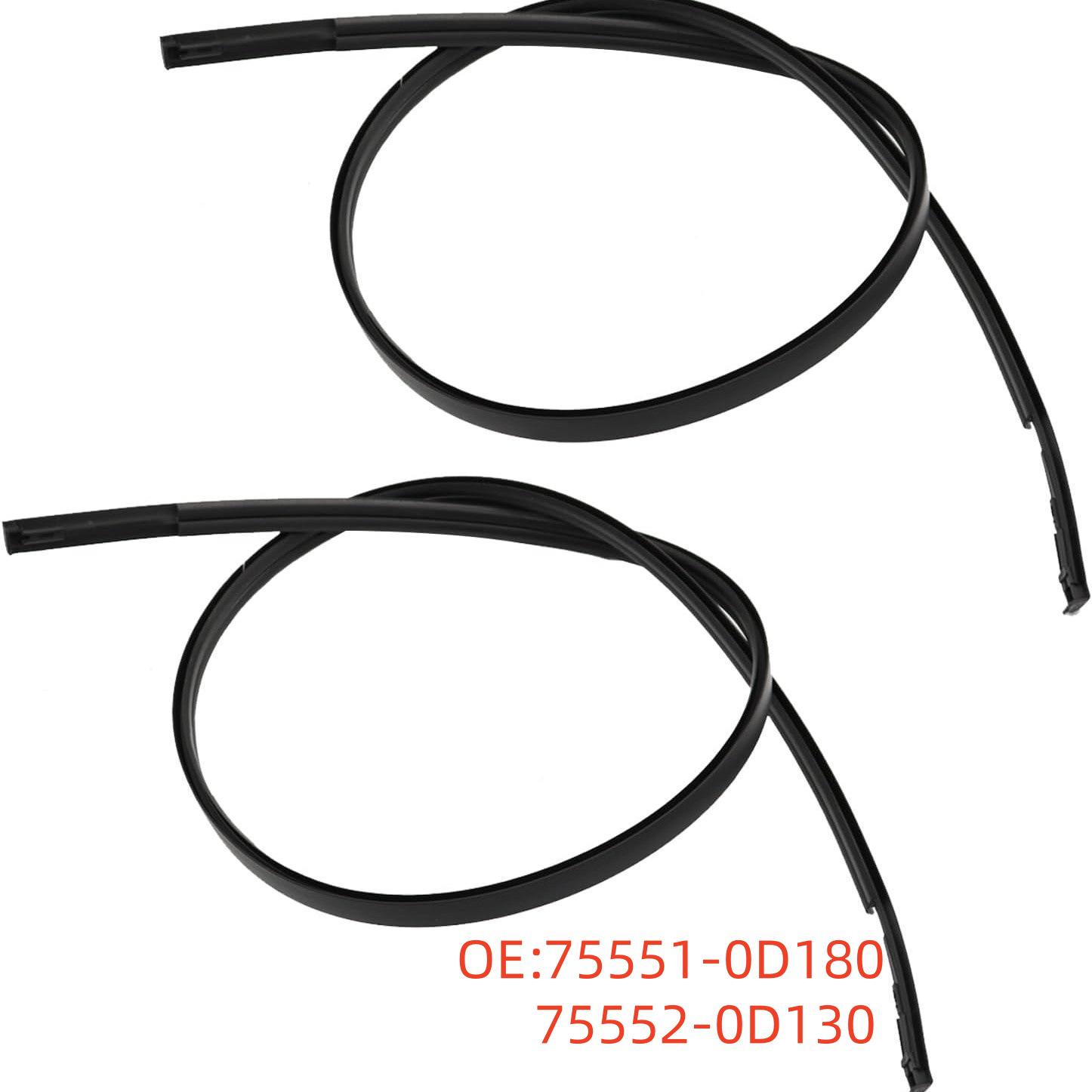 75551-0D180/75552-0D130 Декоративная накладка водостока крыши для Toyota Yaris L/Z 75551-0D180 75552-0D130