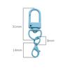 1-10Pcs Alloy Key Clasps Iron Ring Lobster DIY Accessories Finding Supplies