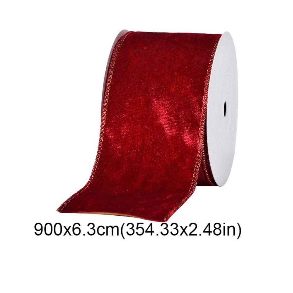 9Metres/roll Christmas Tree DIY Wreath Bows Ribbons Cartoon Gift Wrapping Ribbons  Craft Supplies