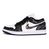 Jordan Air Jordan 1 Nízké boty Odolné proti oděru Vintage Basketbalové boty Unisex Zlatá Černá 553558-165(Tým1375-)